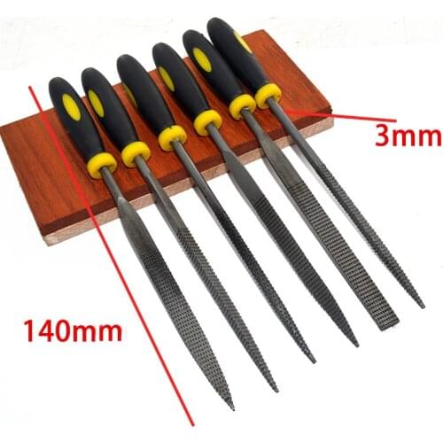 6PIE medido MINI surtido escofina archivo de madera juego de madera color de rosa de caoba archivo requiredDIYfile