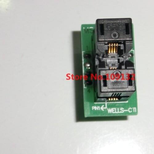 MSOP8 to DIP8 MCU Test IC socket Programmer adapter Socket