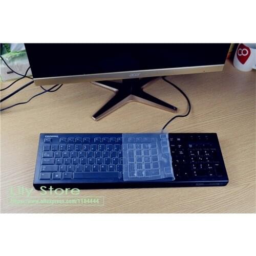 For HP COMPAQ Acer PR1101U Desktop PC keyboard covers Waterproof dustproof clear Keyboard Cover Protector Skin