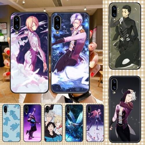 Anime YURI On ICE Phone case For Huawei Honor 6 7 8 9 10 10i 20 A C X Lite Pro Play black tpu coque art waterproof soft funda