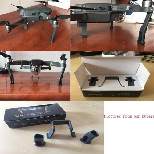 DJI Mavic Pro Extended Landing Gear Skid Heightened Safe Mavic Pro Accessories Chassis Protector Mount Kit