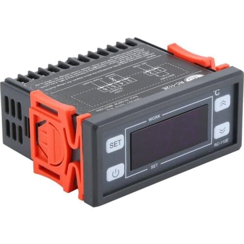 GGATC RC-112E Digital Temperature Controller Thermostat Microcomputer Thermoregulator Refrigerator Thermocouple Controller