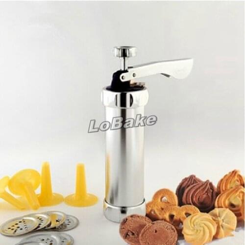 Hotselling metal Cookie extruder Press Machine Biscuit Maker Cake Making Gun Kitchen Tools Set decorating supplies