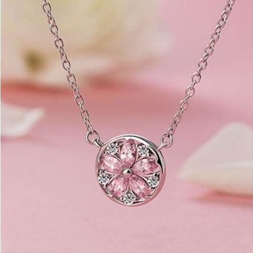 Best Quality 100% 925 sterling silver Original Crystals From Swarovskis Pendant Necklaces Women Handmade Fine jewelry