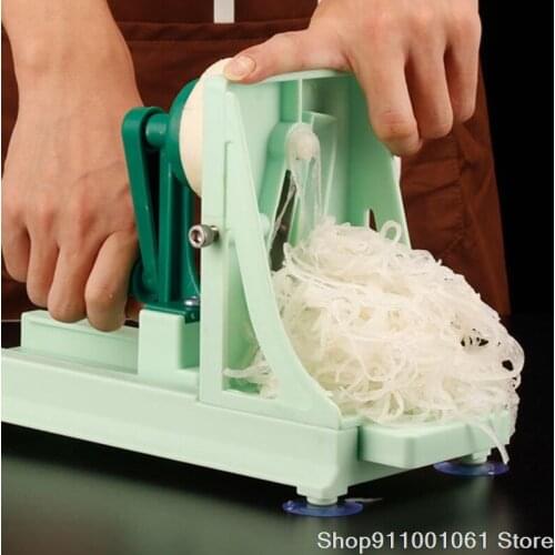 Multifunctional Efficiency Vegetable Spiralizer Folding Veggie Pasta & Spaghetti Potato Vegetable Spiral Cutter Zucchini Slicer