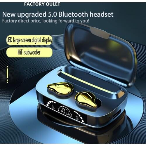 New C10 Bluetooth Earphone HIFI Headphones CVC8.0 Clear Call Wireless Charging Bluetooth 5.1 Headse Support XiaoMi Apple Phone