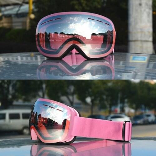 Clearance ski goggles double anti - fog men and women snow goggles card myopia glasses