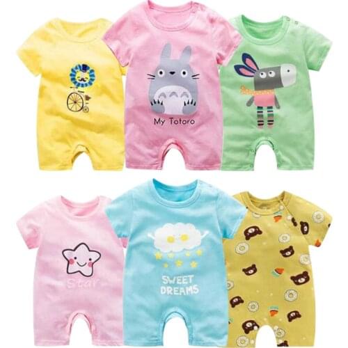 Baby romper Summer Newborns Clothing Short Sleeved Cotton Newborn Baby Girl Clothes infant rompers Jumpsuit Boys body suit