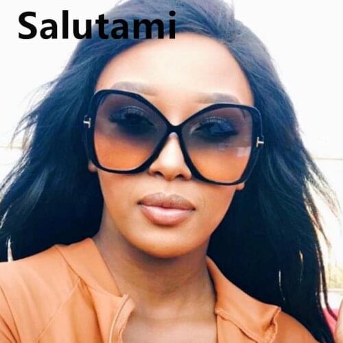 Irregular Oversize Bow Shape Sunglasses For Women 2019 Luxury Brand Letter Frame Big Sun Glasses Female Square Eyewear Black