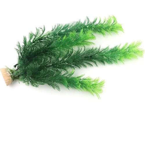 1pcs Length 30cm Artificial High-Grade Plastic Water Grass Decoration Flower Aquarium Fish Tank Landscape King Cashmere Grass