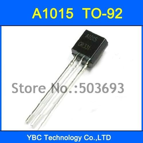1000pcs 2SA1015 A1015 PNP Silicon Triode Transistor TO-92