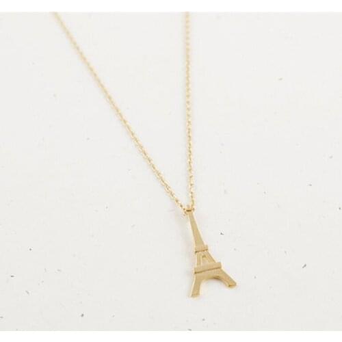 2017 new arrivel Women Jewelry Classic Necklace eiffel tower Pendant Necklace wholesale paris necklace jewelry