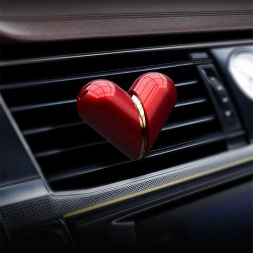 Heart-shaped Car Aromatherapy Perfume Fragrances Car Air Freshener Car Interior Accessory Perfumed Air Freshener