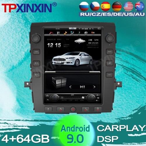 128G For Nissan Titan 2016 2017 2018 2019 Android Tesla Car Radio Tape Multimedia Player GPS Navigation Big Vertical Screen