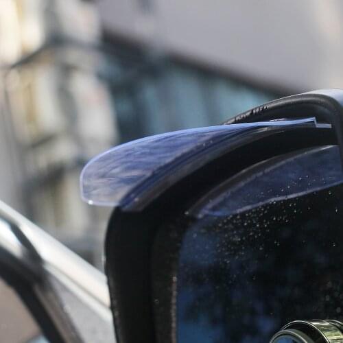 2pcs/lot Universal PVC Car Rearview Mirror Rain Shade Rainproof Blades For BMW Benz volkswagen SKODA Hyundai Chevrolet Honda