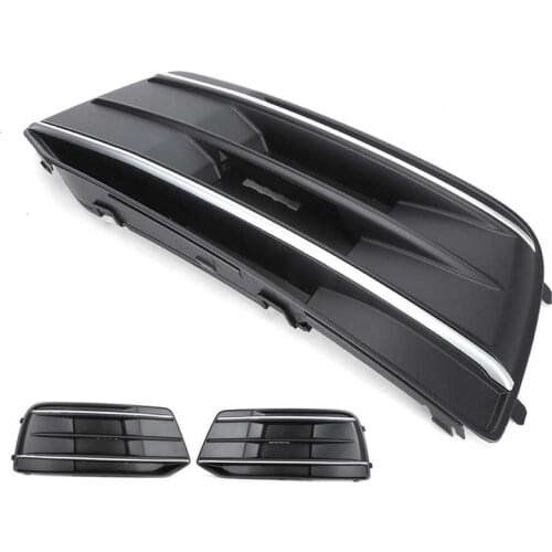 Car Accessories Auto Accessories Fog Lamp Grille Front Bumper Lamp Cover Trim 80D807680E Fit for Q5/Q5L 2018‑2020 Car LED