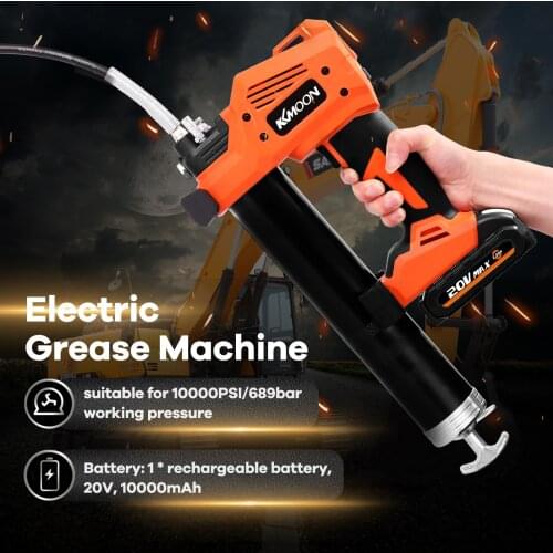 S88 Cordless Rechargeable Electric Grease Machine High Pressure Car Lubricating Oil Refueling Tool Car Accessories