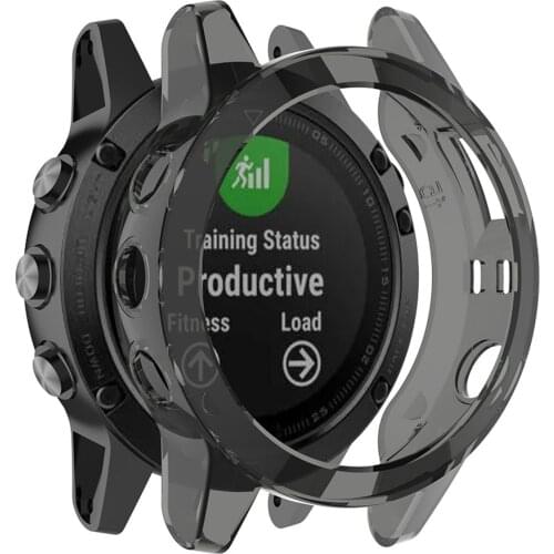 TPU Shell For Garmin Fenix 5X 5S 5 Plus Protector Soft TPU Protect Shell Slim Watch Protective Case Cover Watchband Accessories