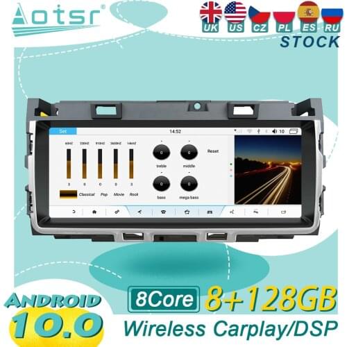 For Jaguar XF XFL 2016 2017 2018 Android 10 Car GPS Navigation Radio Screen Multimedia Fast boot HD Screen WIFI BT