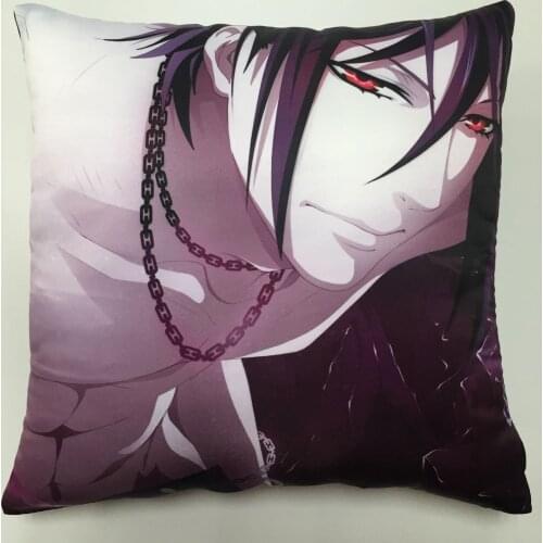Kuroshitsuji Black Butler Anime Two Side Pillowcases Hugging Pillow Cushion Case Cover Otaku Cosplay Gift New 241