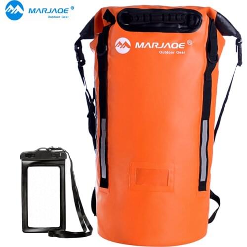MARJAQE 40L Muitifunctional Durable Ultralight Rafting Camping Hiking Swimming Waterproof Bag Dry Bag Outdoor Travel Kits