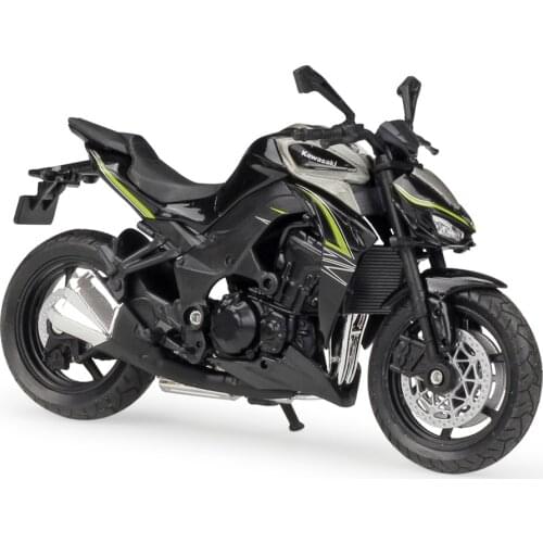 Welly 1:18 Kawasaki 2017 Z1000 R Edition Diecast Motorcycle Model Workable Shork-Absorber Toy For Kids Gifts Toy Collection