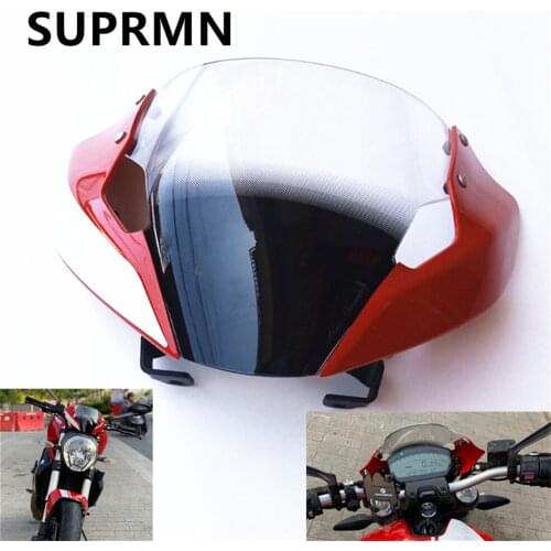Suitable for Ducati Hyperstrada 821 modified windshield Monster 821 windshield