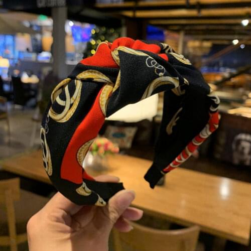 Fashion Style Hairband for Women/Girls Striped Print Hairband Headband 2019 Hot Knot Headwear