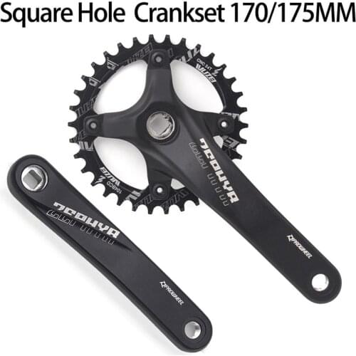 Mtb 104bcd crankcase sprocket bicycle square hole 170mm 175mm crank 32t 34t 36t 38t round narrow wide