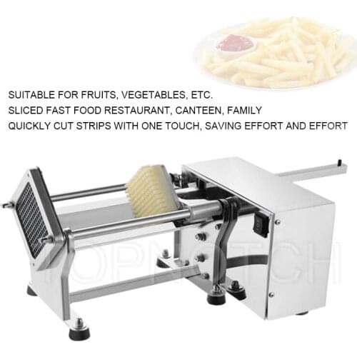 New Electric French Fries Cutter Potato Chip Carrot Cutter Slicer Stainless Steel Vegetable Fruit Shredding Machine