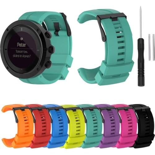 Essidi Silicone Watch Band Loop For Suunto KAILASH Rubber Wristband Strap Loop For Suunto KAILASH Bracelet