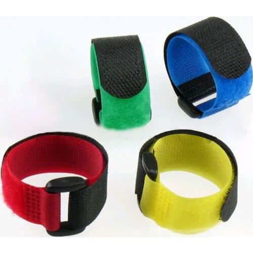 Ties with Cable 20*300mm Nylon Holes Eyelet Reusable Back to Back Cable Tie Nylon Hook Loop Fastener Management