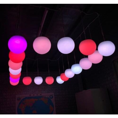 Wifi control Led ceiling light IP65 Waterproof hull processing of rotational moulding decoration lamp Field layout Luminous ball