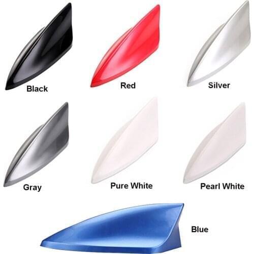 6 Colors Stylish Universal Auto Car Roof Shark Fin Signal Antenna FM/AM Radio Aerial Car Antenna Exterior Parts Aerials