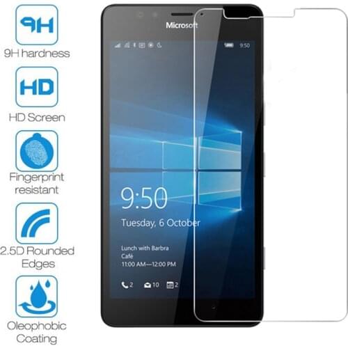 Screen Protector for Nokia Lumia 950 640 635 630 Protective Glass on Lumia 535 530 520 Tempered Glass for Nokia 9 PureView X71
