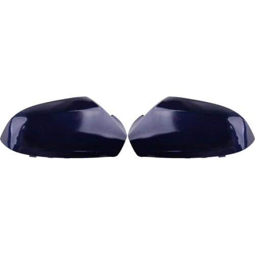 1 Pair Car Rearview Wing Mirror Cover Cap Blue ABS Fit For Vauxhall Opel Astra H MK5 2004 2005 2006 2007 2008 2009