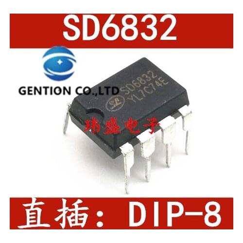 10PCS IC integrated block SD6832 SD6832 DIP8 power management chip in stock 100% new and original