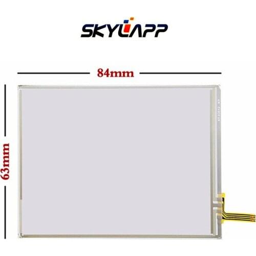 10 Pcs New 3.5''inch 4 wire TouchScreen 84mm*63mm Industrial Resistance Handwritten Touch Panel Screen Glass Digitizer Repair