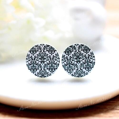 16mm Round High Quality Photo Wood Laser Cut Cabochon to make Rings, Earrings, Bobby pin,Necklaces, Bracelets-(WEH-41)