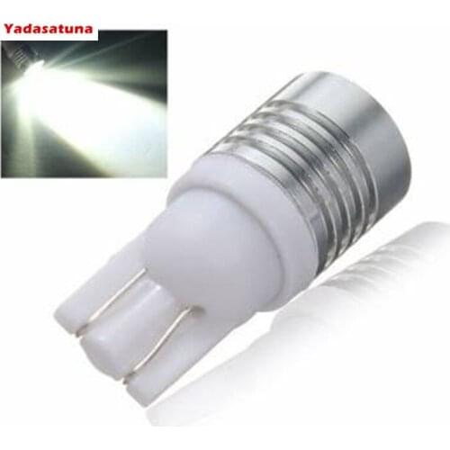2*T10 Cree Q5 Chips Wedge LED voiture inverse sauvegarde ampoule 7W 12V blanc pur Wedge LED Car Reverse Backup Light Bulb White