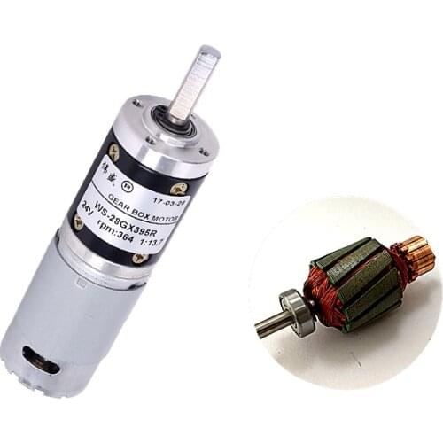 28GX395R planetary geared motor / 12V miniature DC geared motor / 24VCW / CCW gear slow speed motor