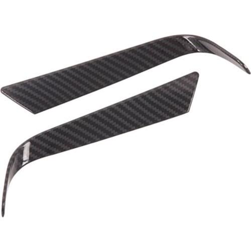 Car ABS Carbon Fiber Rear Fog Lamp Eyebrow Tail Light Eyelid Cover Trim for Ford Escape Kuga 2020 2021