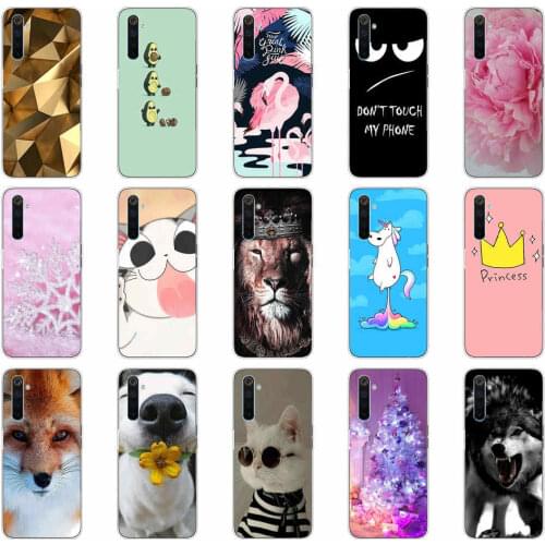 For OPPO Realme 6 Pro Case Cover Soft Silicone Back Cover For OPPO Realme 6 Pro Case Realme6 Realme 6 Pro 6i Cover Fundas