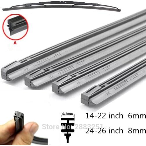 For nissan tiida teana juke note x trail x-trail t32 TEANA altima Accessories Car Windshield Wiper Rubber strip Blade (refill)