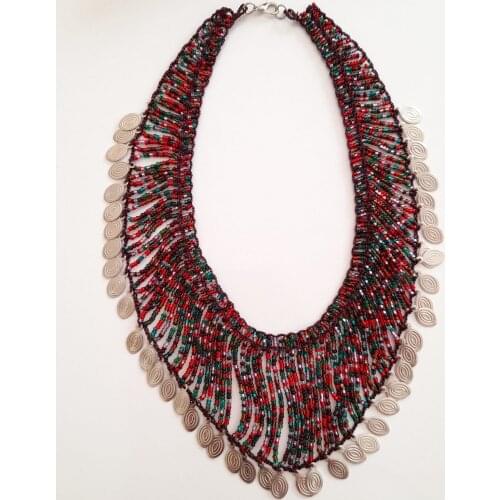 Goodtime Sequin Sand Beads Necklace Women Handmade Jewelry