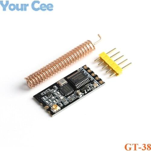 GT-38 WIFI Wireless Serial Port Module Single Chip Portcommunication Module I4438/4463 433MHZ 1200M UART Interface GT 38 GT38