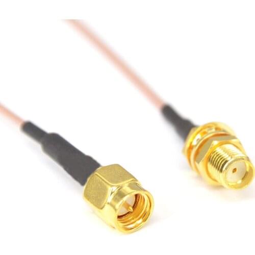 10 Pieces SMA Cable SMA Female to SMA Male Coax FPV Antenna Adapter Pigtail Extension Cord RF Connector Cable