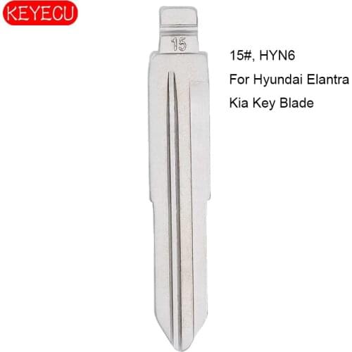 KEYECU 10PCS/Lot KEYDIY Universal Remotes Flip Blade Blade 15#, HYN6 for Hyundai, Kia