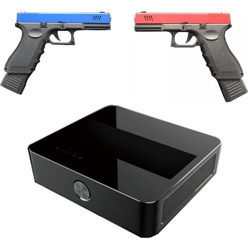 Laser Shooting Gun Video Simulator Game Arcade Kit Simulate Real Gun With Reverse Impact Effect Board Coin Operated Game Machine