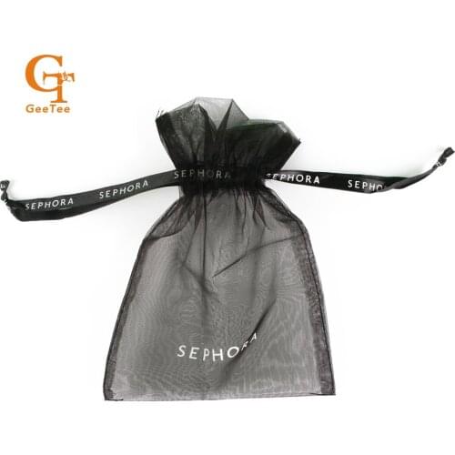 Custom logo brand Wedding Favor Gift Bag Jewelry Packaging Pouches,Small Goodie Pouch Drawing Party Candy packing Organza Bags